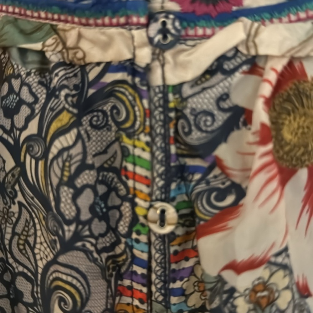 Gorgeous Silk Johnny Was Blouse Size XS - Picture 7 of 11